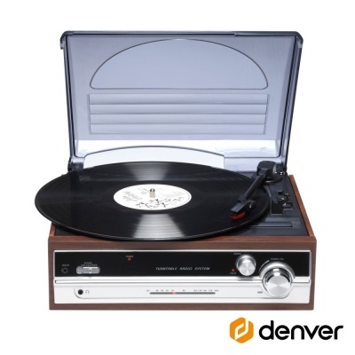 Gira-Discos 334578RPM Vintage AUXFM DENVER