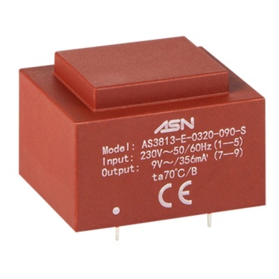 Transformador Encapsulado 3.2VA 1 X 9V  1 X 0.356A ASN