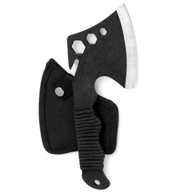 Machado táctico preto com capa preta