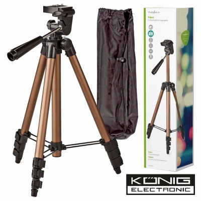 TRIPÉ P MÁQUINA FOTOGRÁFICAFILMAR EM ALUMÍNIO KONIG