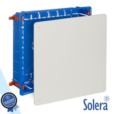 CAIXA DE PASSAGEM FLANGES FIXAÇÃO C 24 ENTRADAS SOLERA