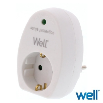 Tomada Elétrica c 1 Saída e Filtro Picos Branco