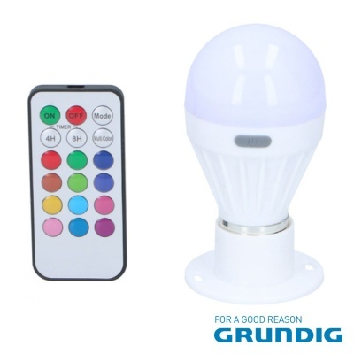 Lâmpada LED 5W RGB GRUNDIG