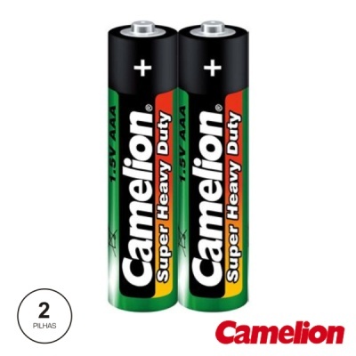 PILHA ZINCO-CARVÃO LR03AAA 1.5V 2X CAMELION