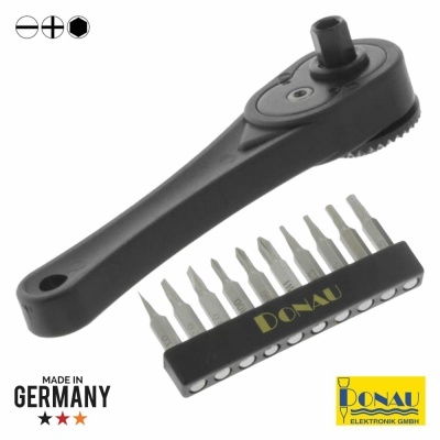 CONJUNTO DE CHAVE ROQUETE C 10 BITS 4MM DONAU