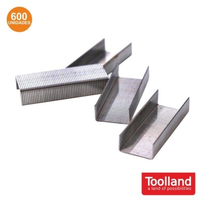 CONJUNTO DE 600 AGRAFOS 6-8-10MM TOOLLAND