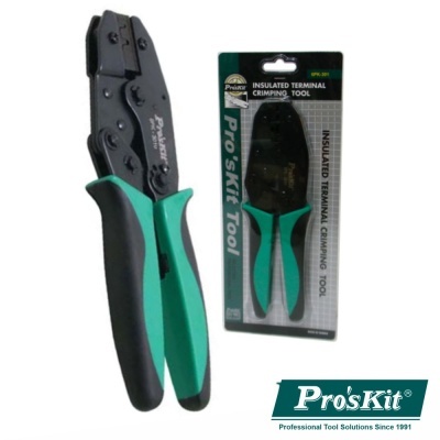 ALICATE DE CRAVAR TERMINAIS NÃO ISOLADOS 220MM PROSKIT