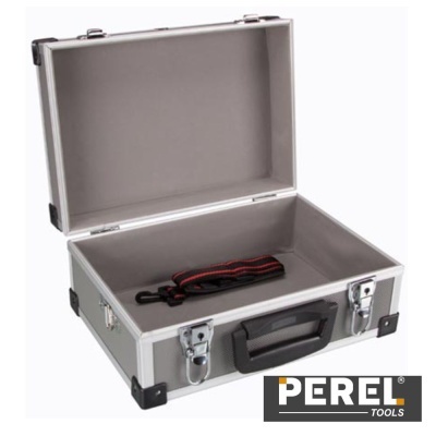 Mala Transporte Ferramentas Alumínio Cinza PEREL