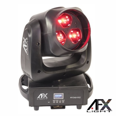 Moving Head 3 LEDS 40W RGBW DMX Zoom AFX