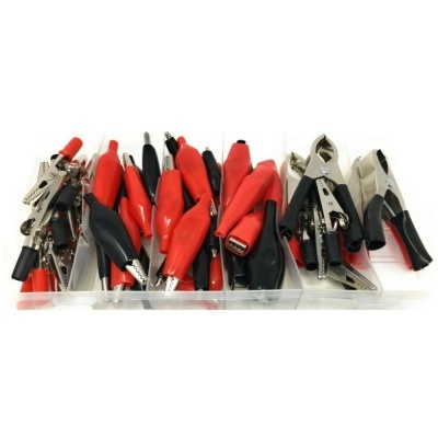 Conjunto 60 Pinças Crocodilo