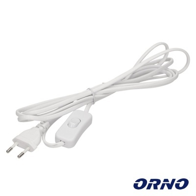 Cabo Alimentação C Interruptor 3m Branco ORNO