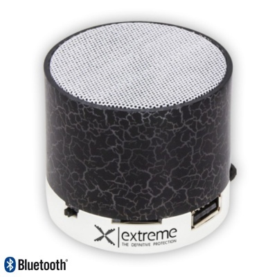 Coluna Bluetooth Portátil 3W SDBatLED Preto