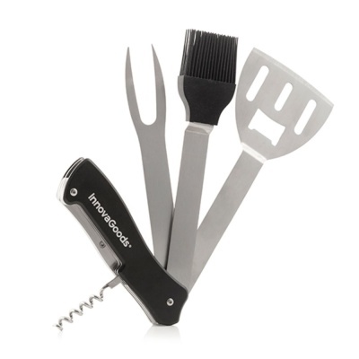 Conjunto de Acessórios p Churrasco 5 em 1