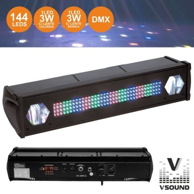 BARRA DE LEDS C 2 STROBE RGB VSOUND
