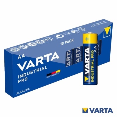 Pilha Alcalina LR6AA 1.5V 10x Industrial VARTA