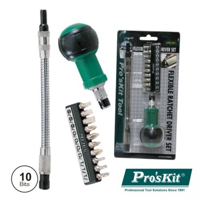 CONJUNTO DE CHAVE ROQUETE 10 BITS C EXTENSOR PROSKIT