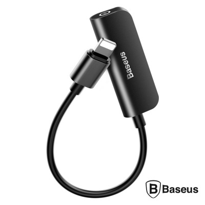 Adaptador Lightning Macho P Lightning  Jack 3.5mm BASEUS