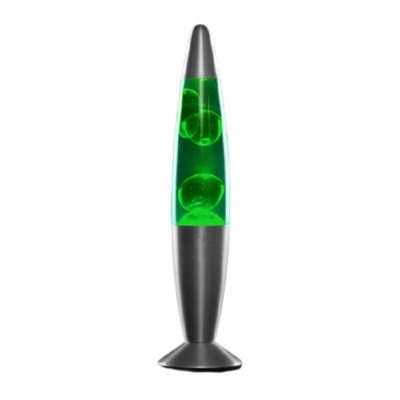 Candeeiro Decorativo de Lava Magma 25W Vidro Verde