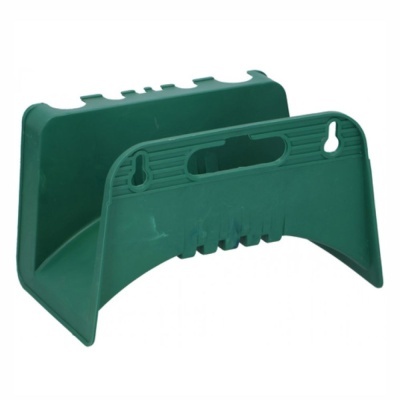 Suporte de jardim verde em plástico para ferramentas ou mangueira