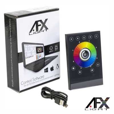 Controlador Tátil DMX 512 Stand Alone USB C MicroSD AFXLIGH