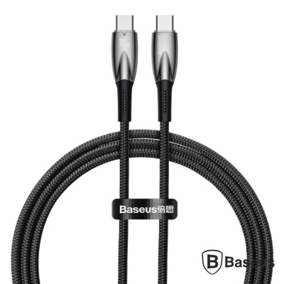 Cabo USB-C Macho P USB-C Macho 100W 1m Glimmer BASEUS