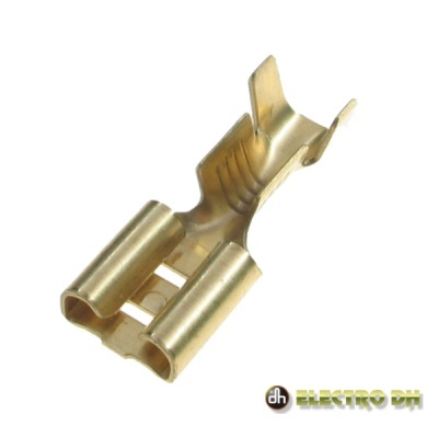 TERMINAL FASTON FÊMEA 6.3X8MM BRONZE EDH