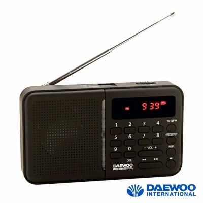 Rádio Portátil AMFM de Bolso DAEWOO