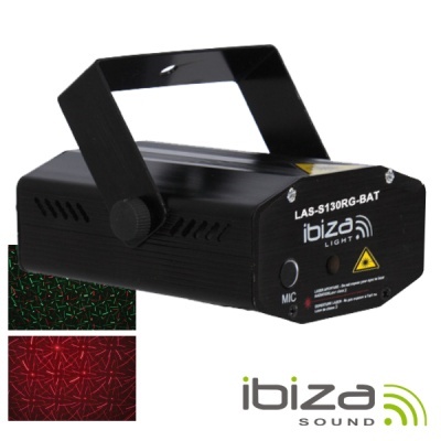 LASER 130MW VERMELHOVERDE FIREFLY PRETO C BATERIA IBIZA