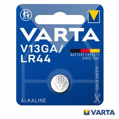 Pilha Alcalina Botão LR44AG13V13GAA76 1.5V VARTA