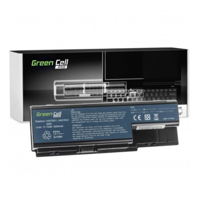 Bateria de portátil Green Cell Pro em embalagem preta com design técnico