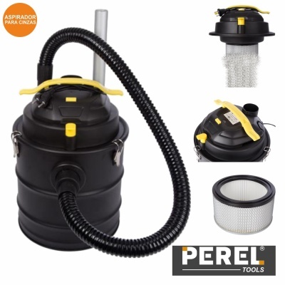 ASPIRADOR P CINZAS DE CARVÃO 1200W 20L PEREL
