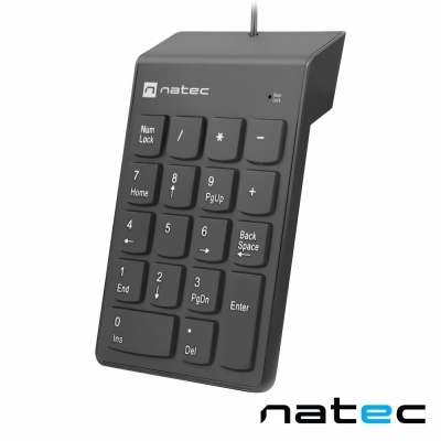 Teclado Numérico USB Portátil 18 Teclas C Cabo 1.5m NATEC