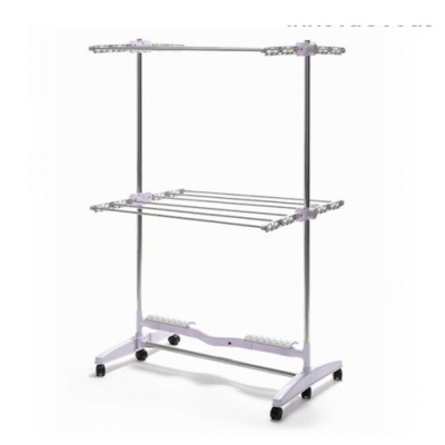 Estendal Elétrico C Rodas 12 Barras Em Alumínio E ABS 24W