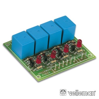 KIT PLACA DE RELÉS VELLEMAN