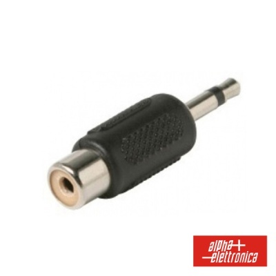 Adaptador áudio mini jack 3,5 mm para RCA