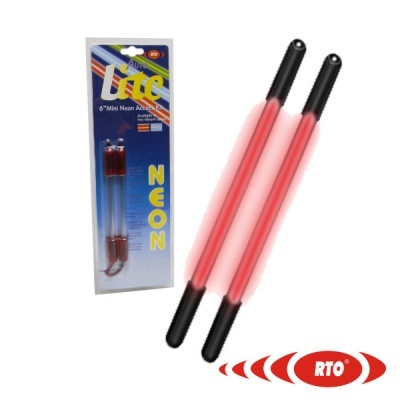 CONJUNTO DE 2 LÂMPADAS NÉON MINI VERMELHO C SOM DE 6"