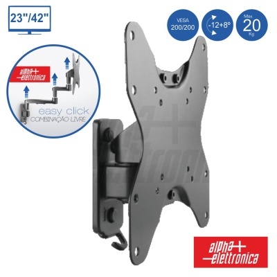 SUPORTE LCDLED 2342" 20KG  VESA 200200