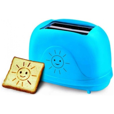 Torradeira Smiley 750W 3em1 C 7 Níveis E Gravuras Azul