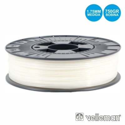 ROLO DE FILAMENTO P IMPRESSÃO 3D 1.75MM 750G NATURAL