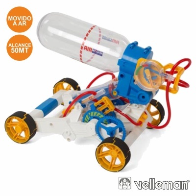 KIT CARRO C MOTOR MOVIMENTADO A AR VELLEMAN