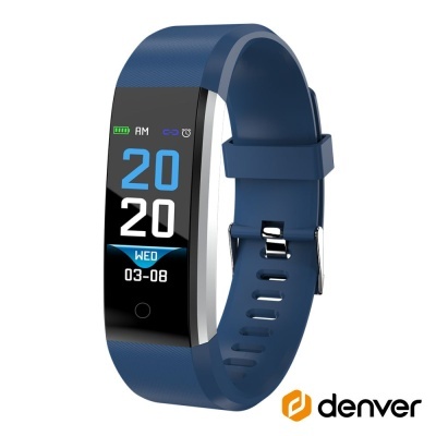 Smartband Multifunções Android iOS Azul DENVER
