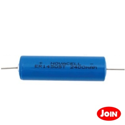Pilha recarregável azul cylindrical NOVACELL ER14505T 2400mAh