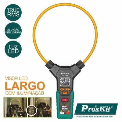 MULTÍMETRO DIGITAL 3 56 DÍGITOS TRUE RMS C SONDA FLEXÍVEL