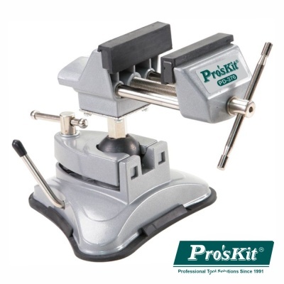 TORNO DE MESA AJUSTÁVEL 360º C VENTOSA PROSKIT