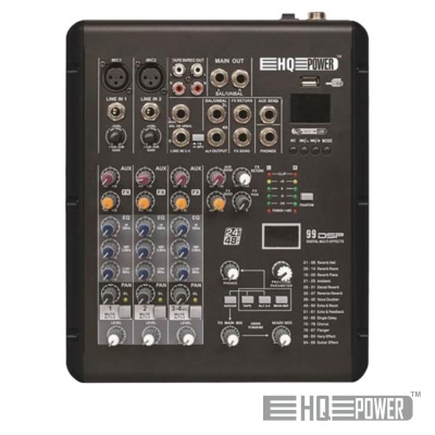 MESA DE MISTURA 4 CANAIS CEFEITOS PROFISSIONAL HQ POWER