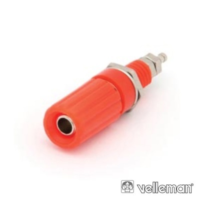 BORNE TERMINAL 44MM VERMELHO VELLEMAN