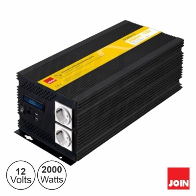 Conversor 12V-230V 2000W Onda Pura