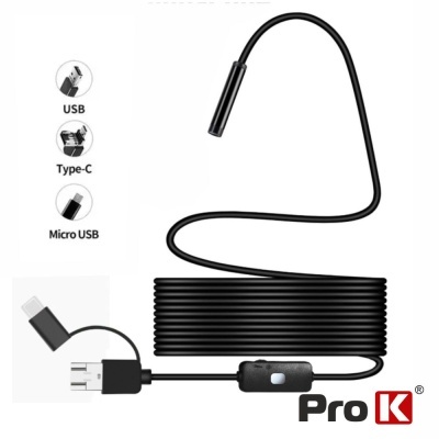 Cabo preto flexível com interruptor e adaptadores USB