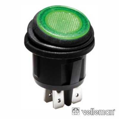 INTERRUPTOR BASCULANTE C LUZ LED 16A-12V DPST ON-OFF