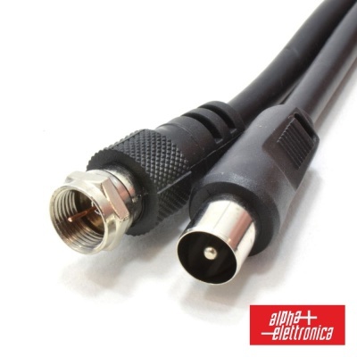 Cabo F Macho  Coaxial 9.5mm Macho 5m ALPHA